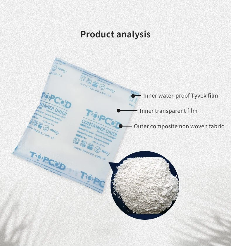 Eco-Friendly Calcium Chloride Absorbent Desiccant 200g Using for Agricultural Products