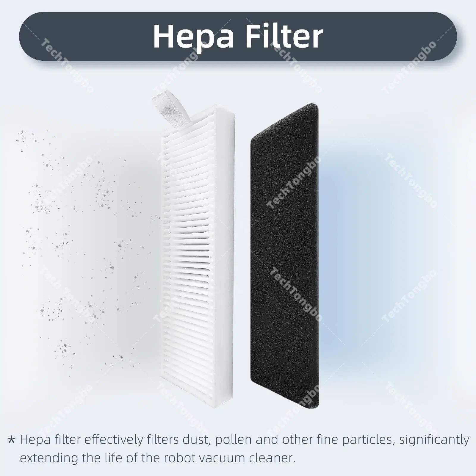 Kit passend für Laresar Evol 3 Hauptwalze Bürstendrehung Zubehör für Seitenbürsten mit HEPA-Filter-Mopp-Tuch
