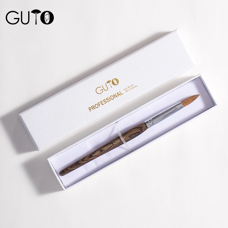 Guyo Wooden Handle 100% Kolinsky Acrylic Brush Customizable Logo