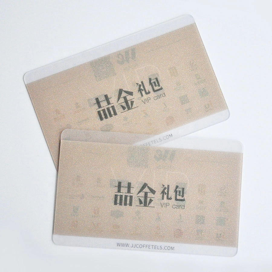 Best Price Customized Transparent PVC Printing School Business Payment VIP Card