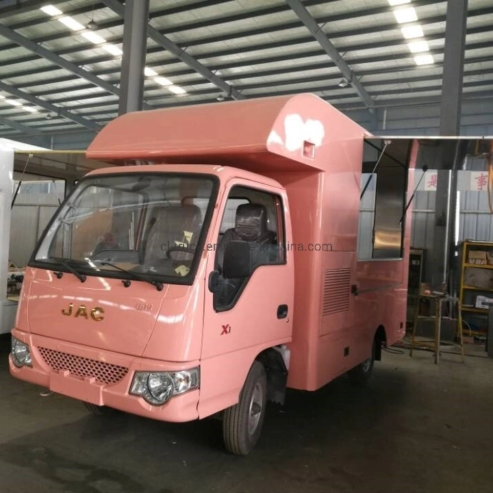 JAC Mini Ice Cream Pizza Mobile Küche Warenkorb Lebensmittel-LKW Zum Verkauf