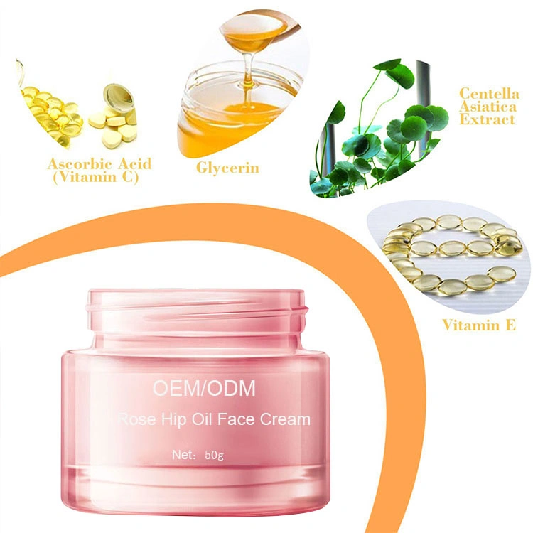 Skin Whitening Organic Skin Care Rose Hip Oil Face Lightening Cream