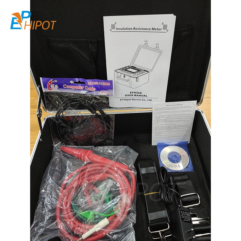 Digital Insulation Resistance Meter, Absorption Ratio and Polarization Index Measurement