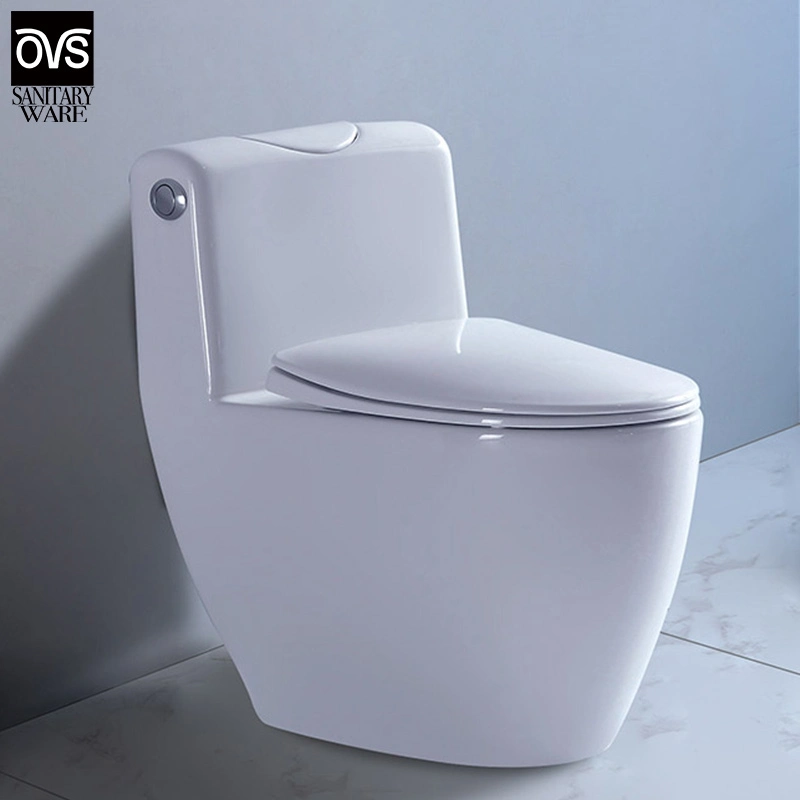 One Piece Water Closet Siphon Ceramic Toilet