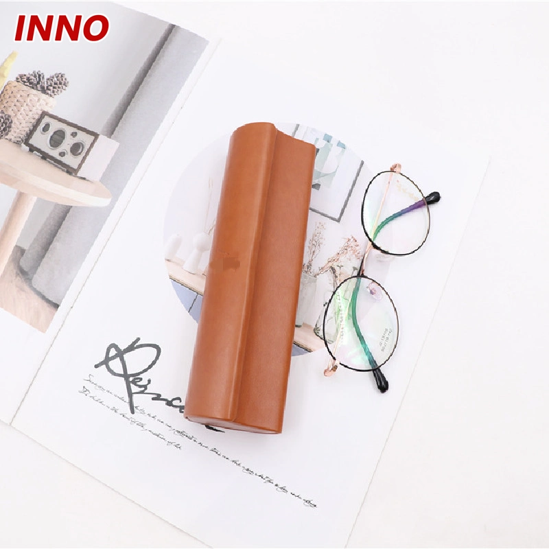 Inno-0176 Glasses Box PU Leather Hard Case for Reading Optical Frame, Custom Logo, Eco-Friendly