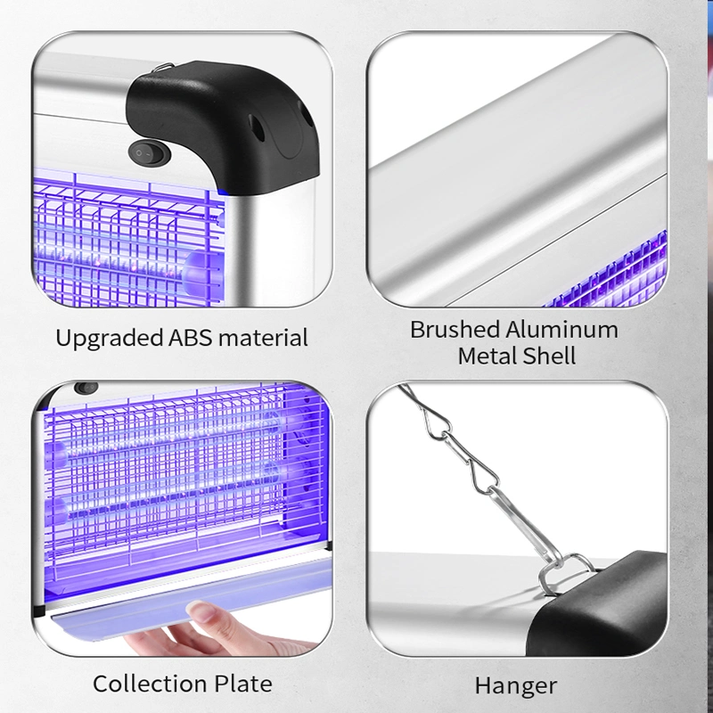 Trampa de insectos solares en interiores Traps lámpara de vuelo Indoor Killer Mosquito Luz