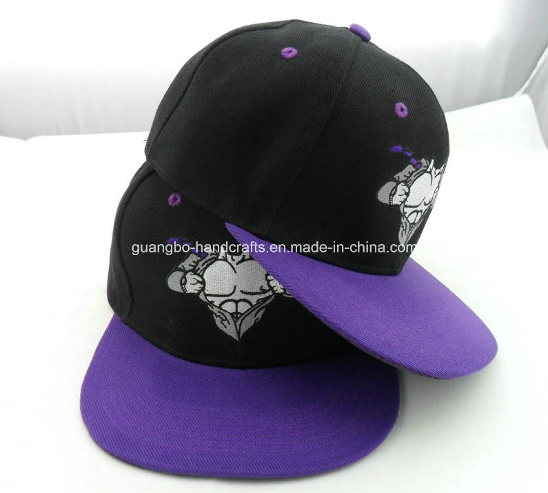 Logo Design with Metal Plate Custom Snapback Cap