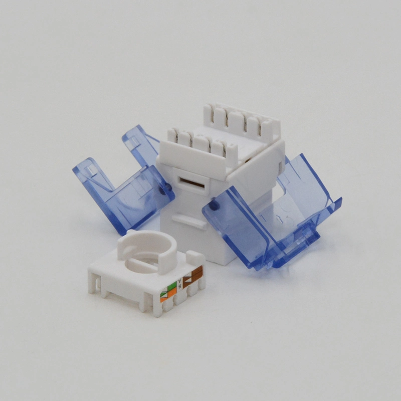 Toolless RJ45 CAT6 Keystone Jack 180 Degree