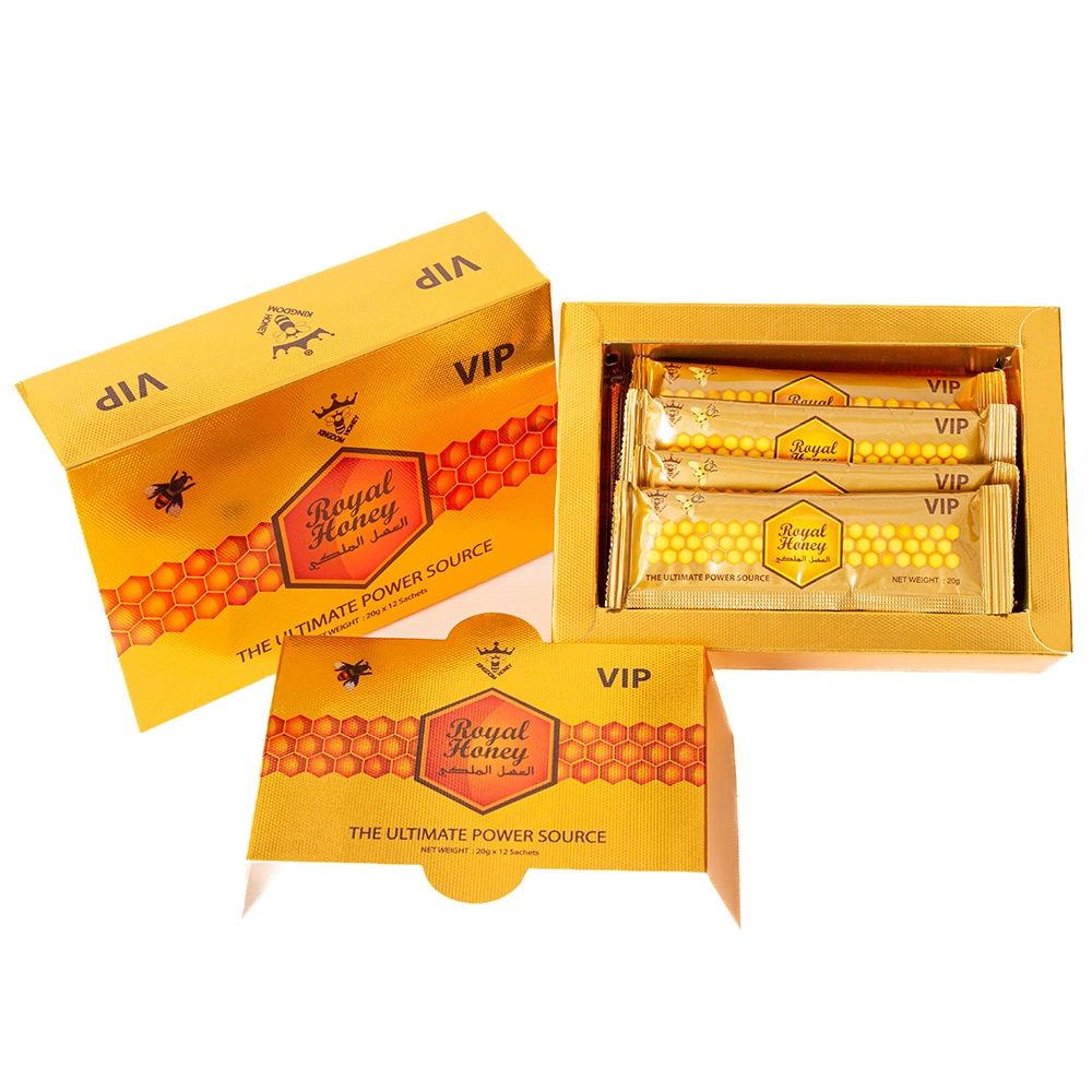 Wholesale/Supplier Gold VIP The Ultimate Power Source VIP Honey VIP Miel royal pour les hommes