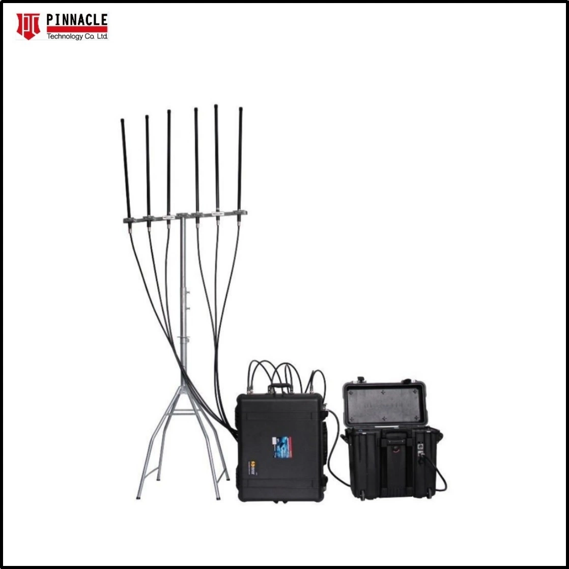 Portable Rcied portable Pelican signal Jammer pour Milittary/Poliice/Government/transfler avec 720W