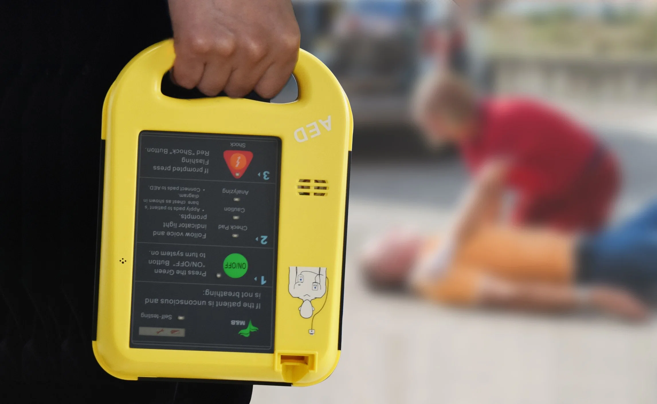 Hochwertige Tragbare Defibrillator Monitor Notfallausrüstung Medizinische Geräte Tragbar Erste-Hilfe-Geräte Für Aed-Defibrillator