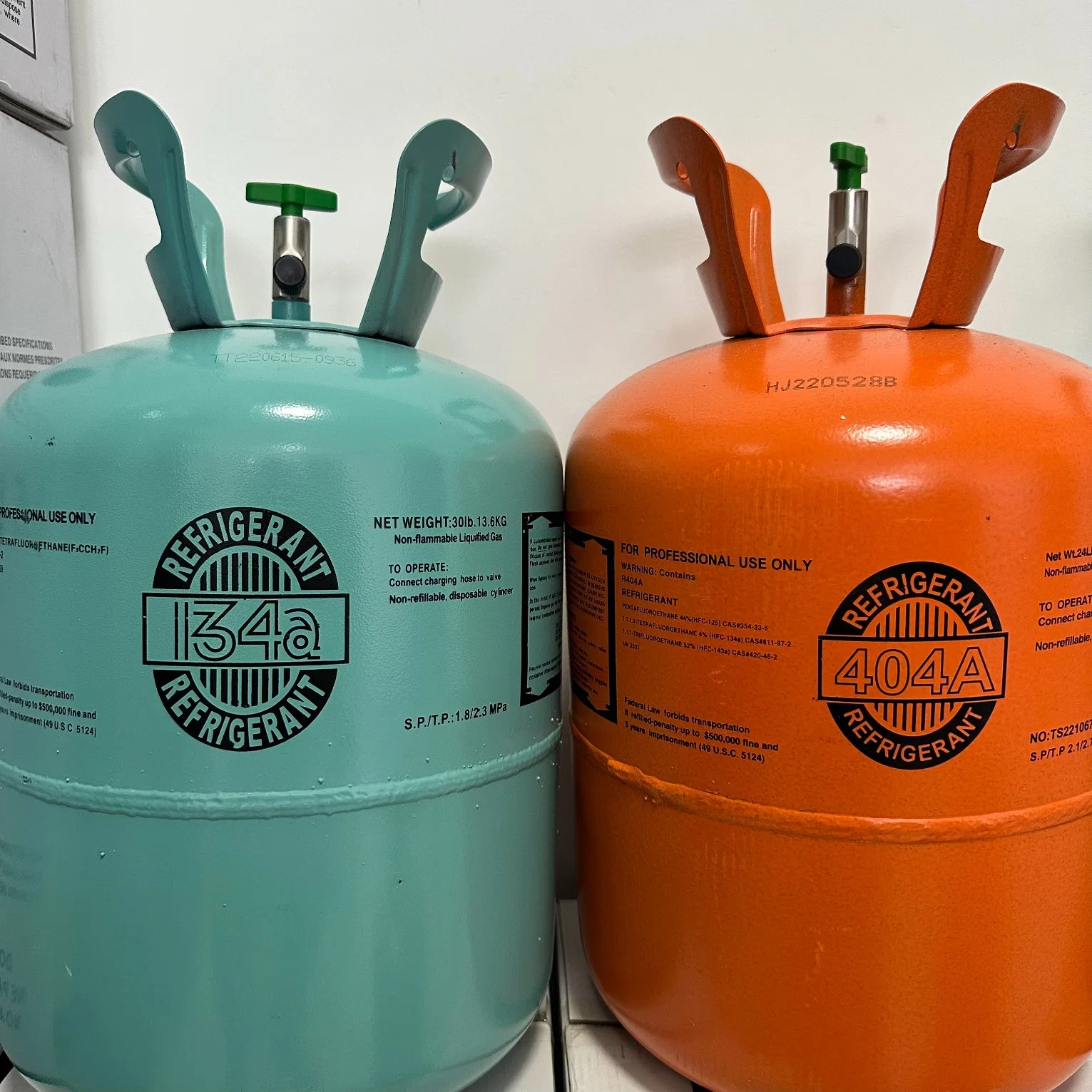 99.9% Purity Refrigerant Gas R134A