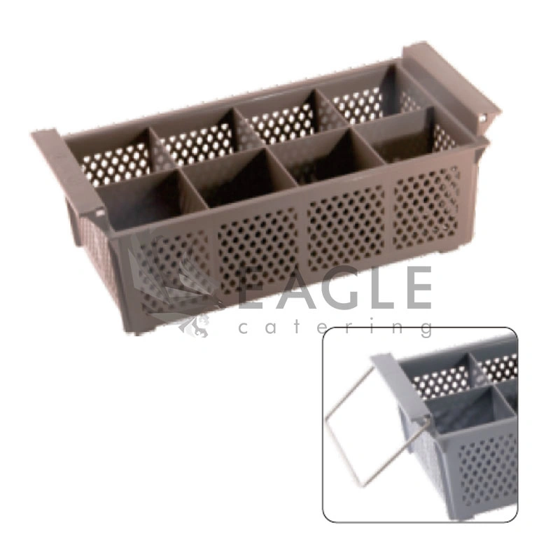 Hotsell Plastic Pierced Cutlery Basket for Kitchen Use