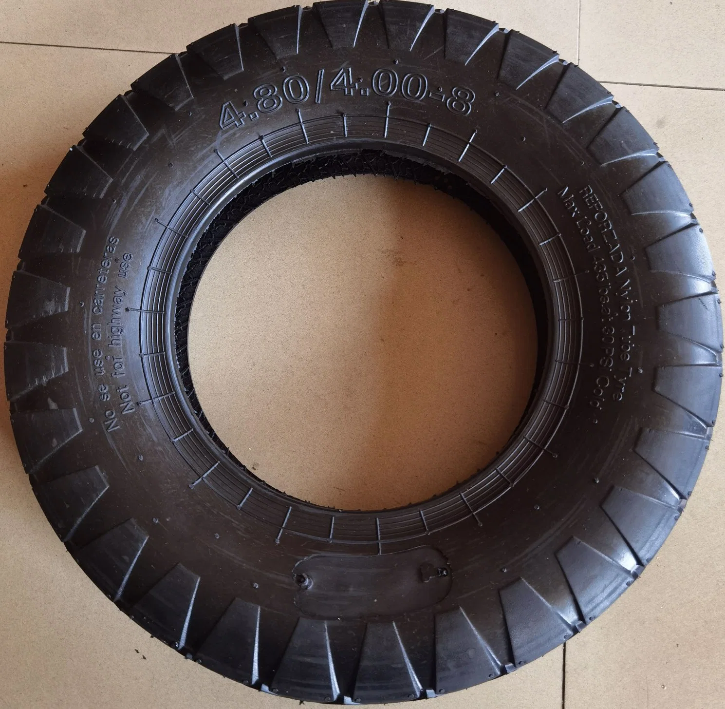 3.50-8 4.80/4.00-8 Wheelbarrow Rubber Tire Used for Wheelbarrows