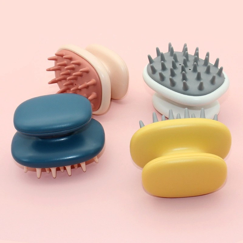 Silicone Head Massager Shampoo Scalp Massage Brush Hair Washing Comb Body Shower Brush Bath SPA Slimming Massage Brush