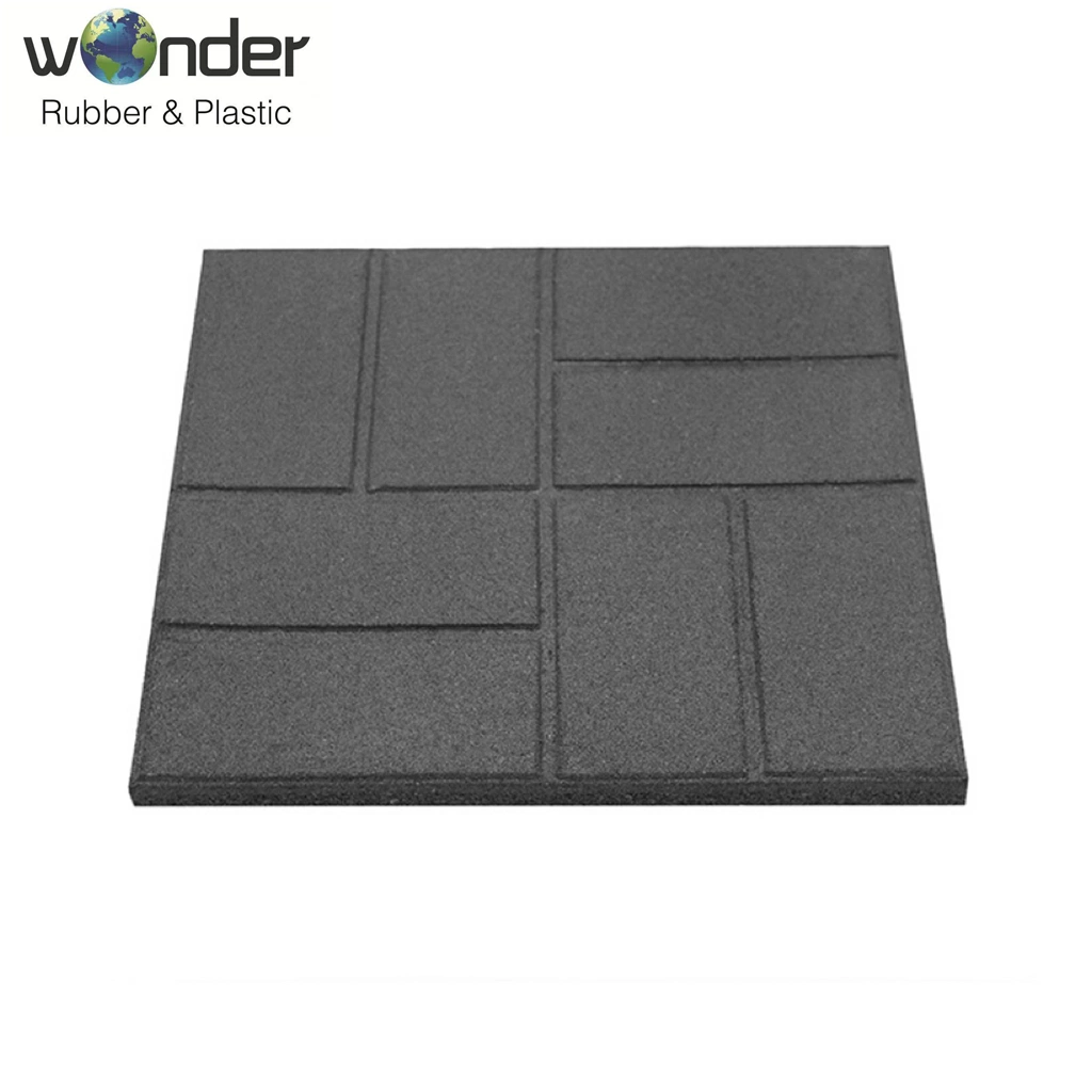 High quality/High cost performance  Anti-Slip Rubber Tiles Fitness Durable Gym EPDM Rubber Flooring Tiles Fitness Center Rubber Mat