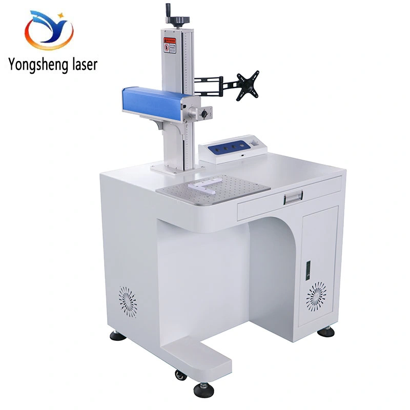 30W 50W 60W 100W Gold Silver Aluminum Steel Engraving Laser Marking Machine