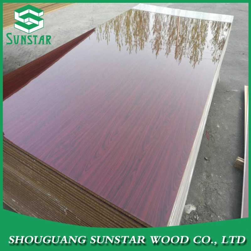 High Gloss UV Melamine Faced Laminated MDF Board