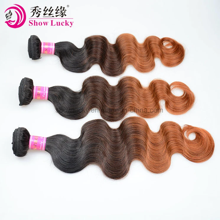 Wholesale 9A European Hair Human Hair Weaving High Quality Virgin Remy Hair Tangle Free Ombre Hair