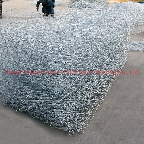 3m*1,5m*1,5m 12cm*14cm Gabion Galvanized Caja gabion malla gabion Bakset retención Gaviones de pared