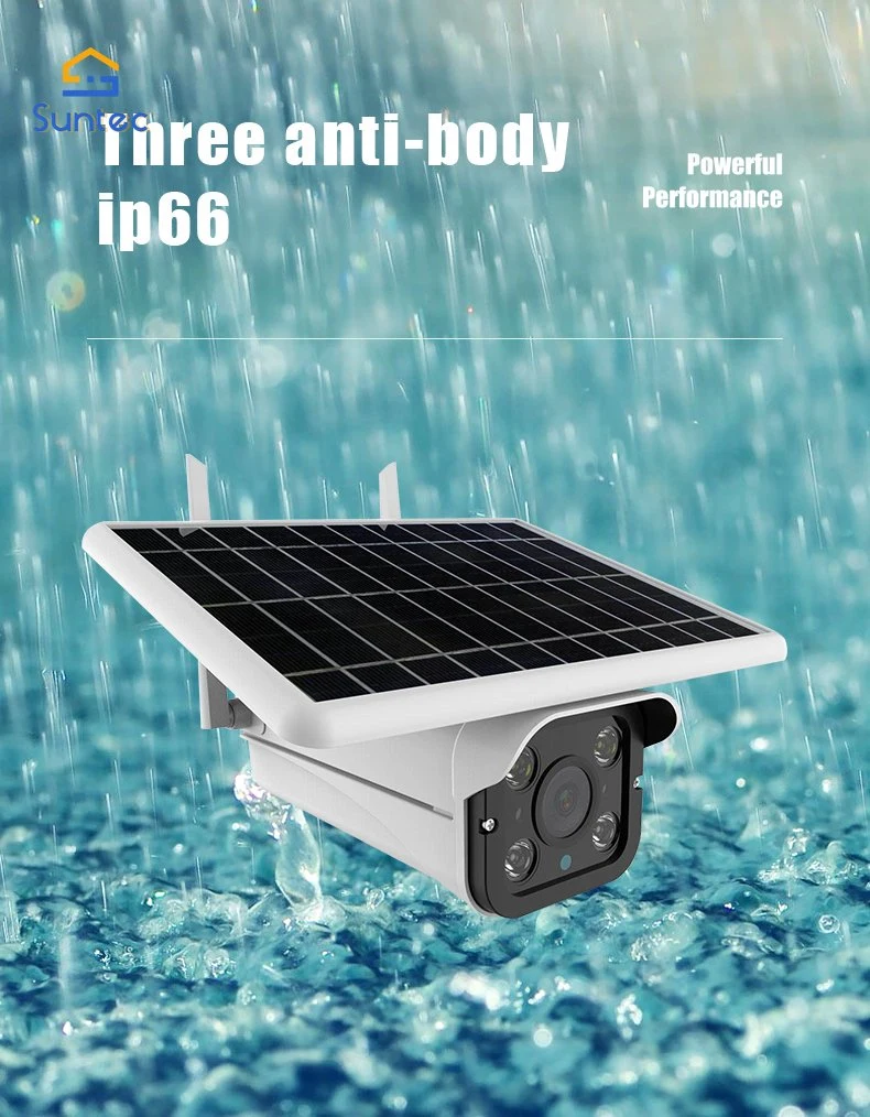 Outdoor A8 7W Security Solar Camera WiFi 4G Wireless Low-Power Consumption Battery PTZ CCTV Solar Camera