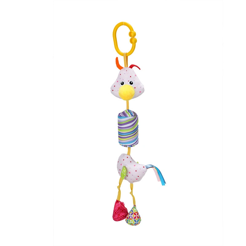 Intelligence Toy Duck Shape Creative Animal Wind Chime Baby Cartoon Bed Hanging Toy Appease Doll