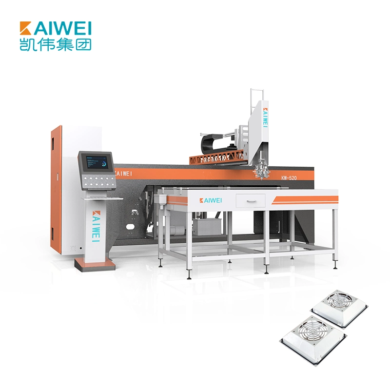 automatic high pressure water and air glue potting polyurethane gluing sealing machine