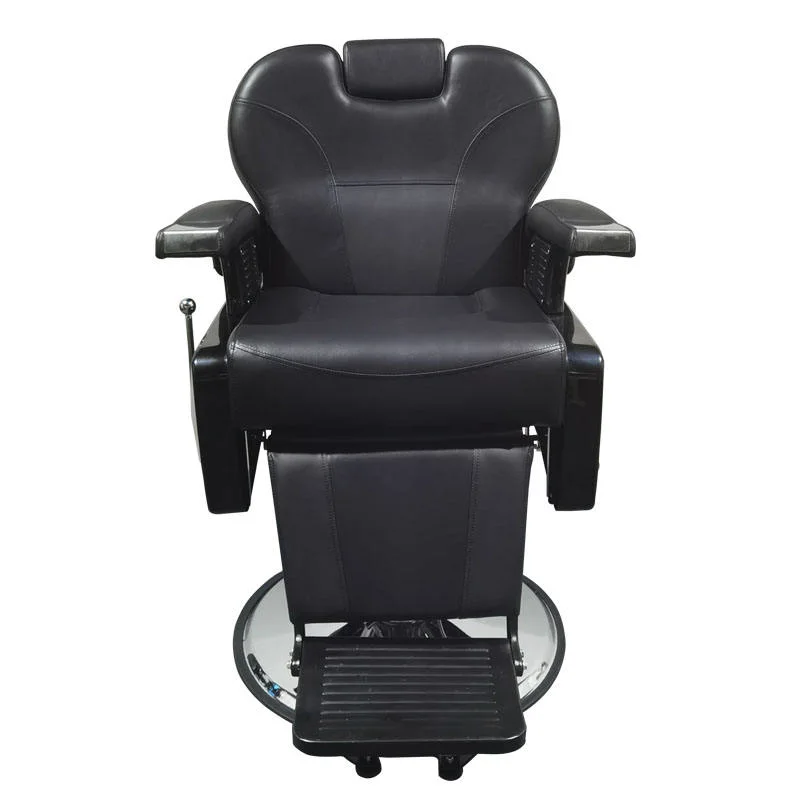 Heavy-Duty Black Customized High Quality Furniture Salon Beauty Barber Chair for Barber Shop