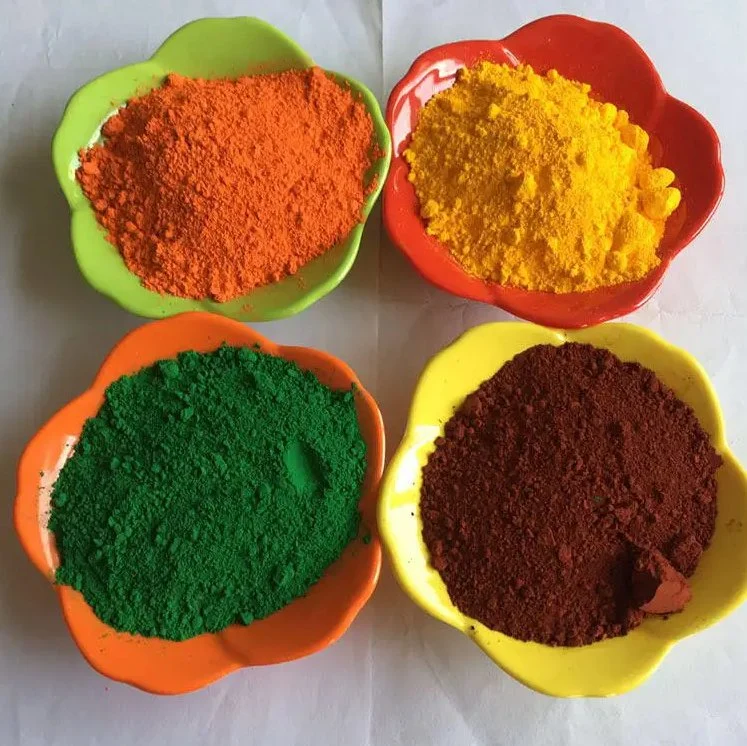 Iron Oxide Red Green Yellow Blue Black Orange Brown Pigment