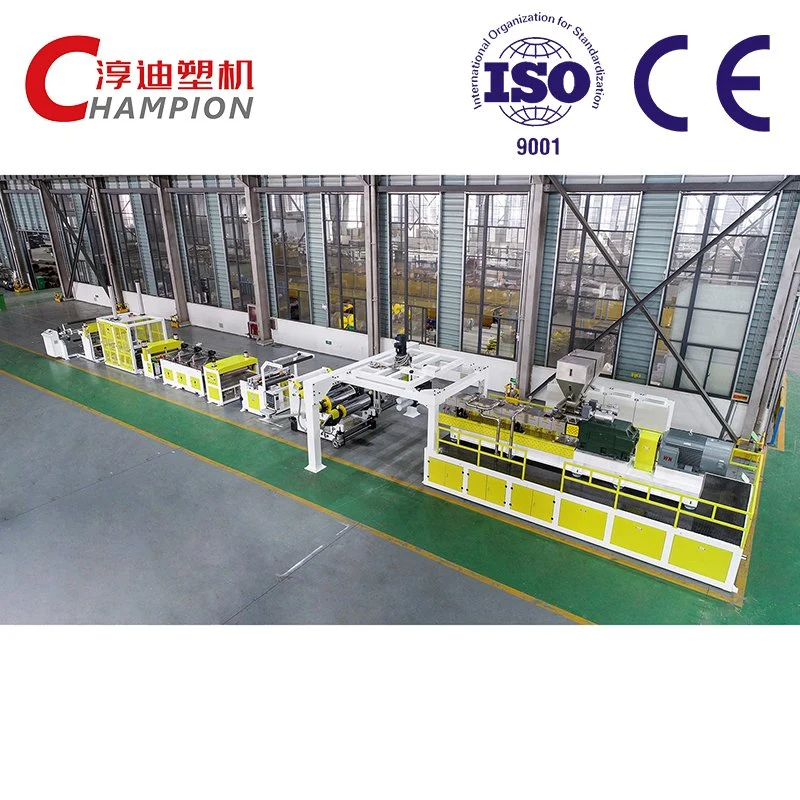 Machine Manufacturer PP/PS Sheet Plate Extruder Famous Extrusion Line