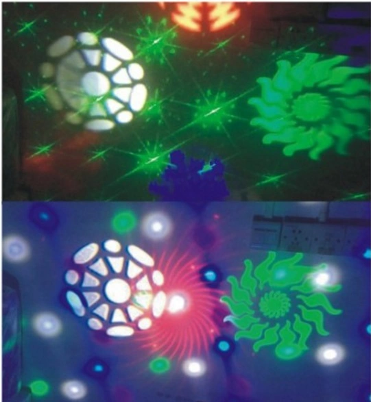 New Arrival Gobo, Laser, Beam Strobe 4in1 LED Disco Magic Beam Light