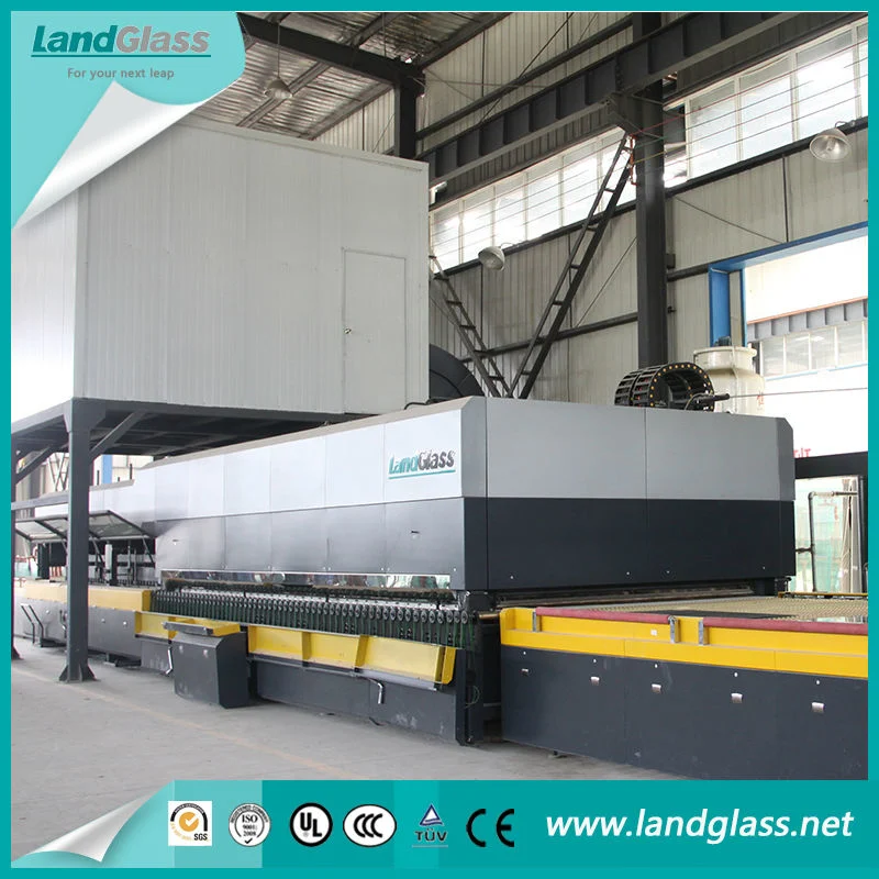 Landglass convección fuerza 4-19mm la construcción de Low-E el equipo de horno de revenido de vidrio de ventana y puerta.