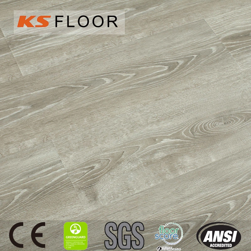 Suelos de laminado de 12mm E1 Piano muy brillante U-Groove HDF C218