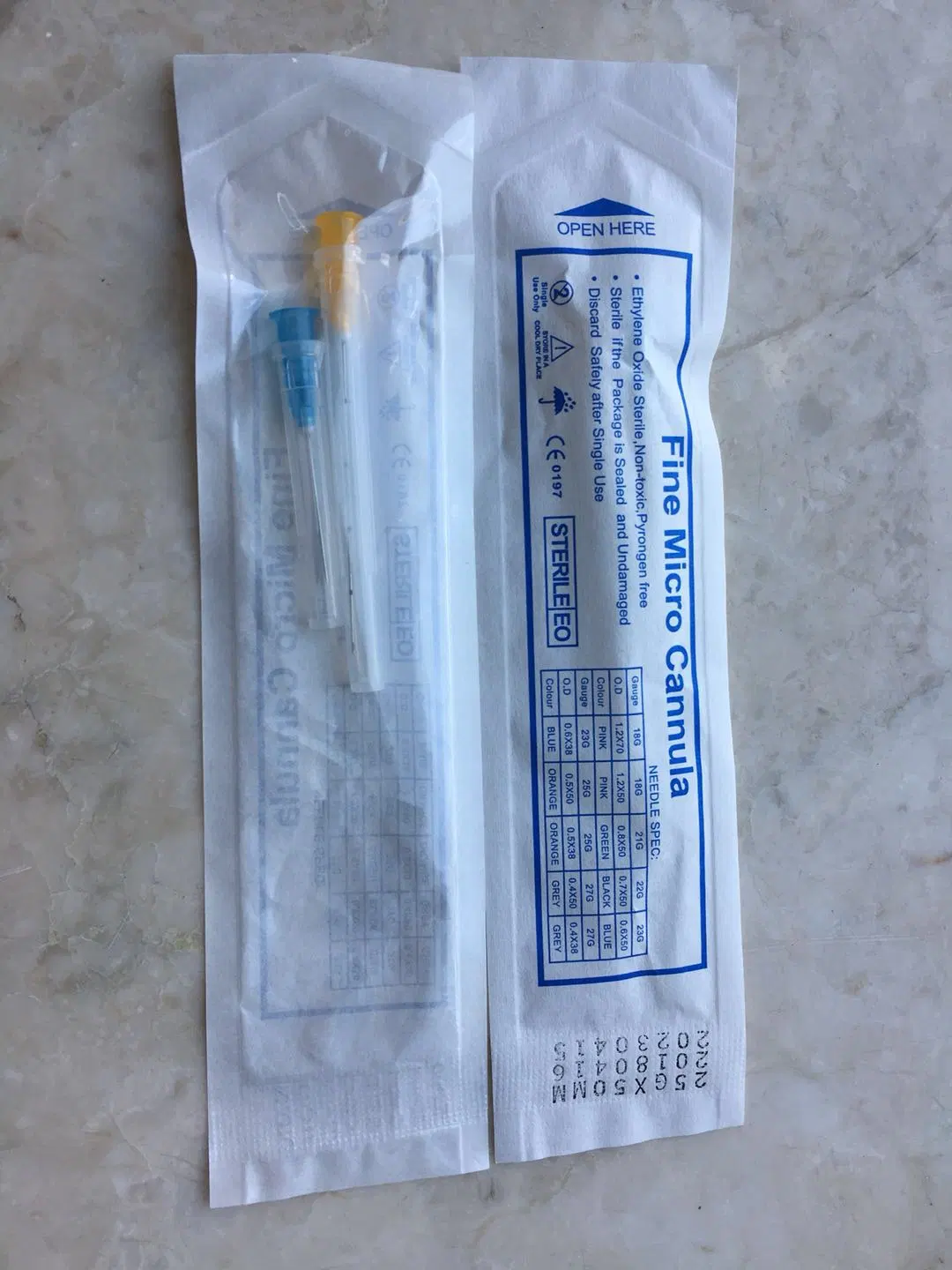 CE Certificate Blunt-Tip Cannula Mesotherapy Needle for Face Lifting