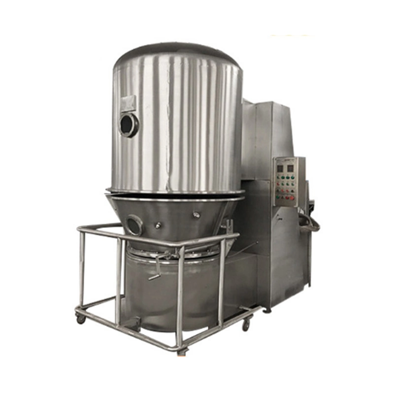 Fluid Bed Granulator Machine Mixing and Drying Instant Granules Solid Power Granulating Coating Boiler Drying Machine