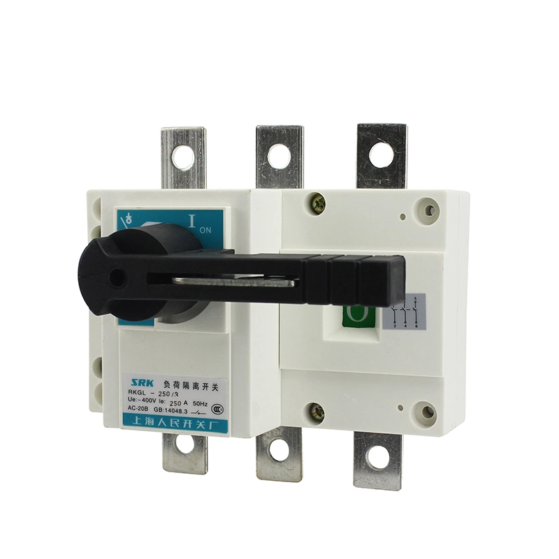 Hgl 3p 4p 200A 250A 315A 400A Indoor Operation Manual Isolation Changeover Transfer Switch