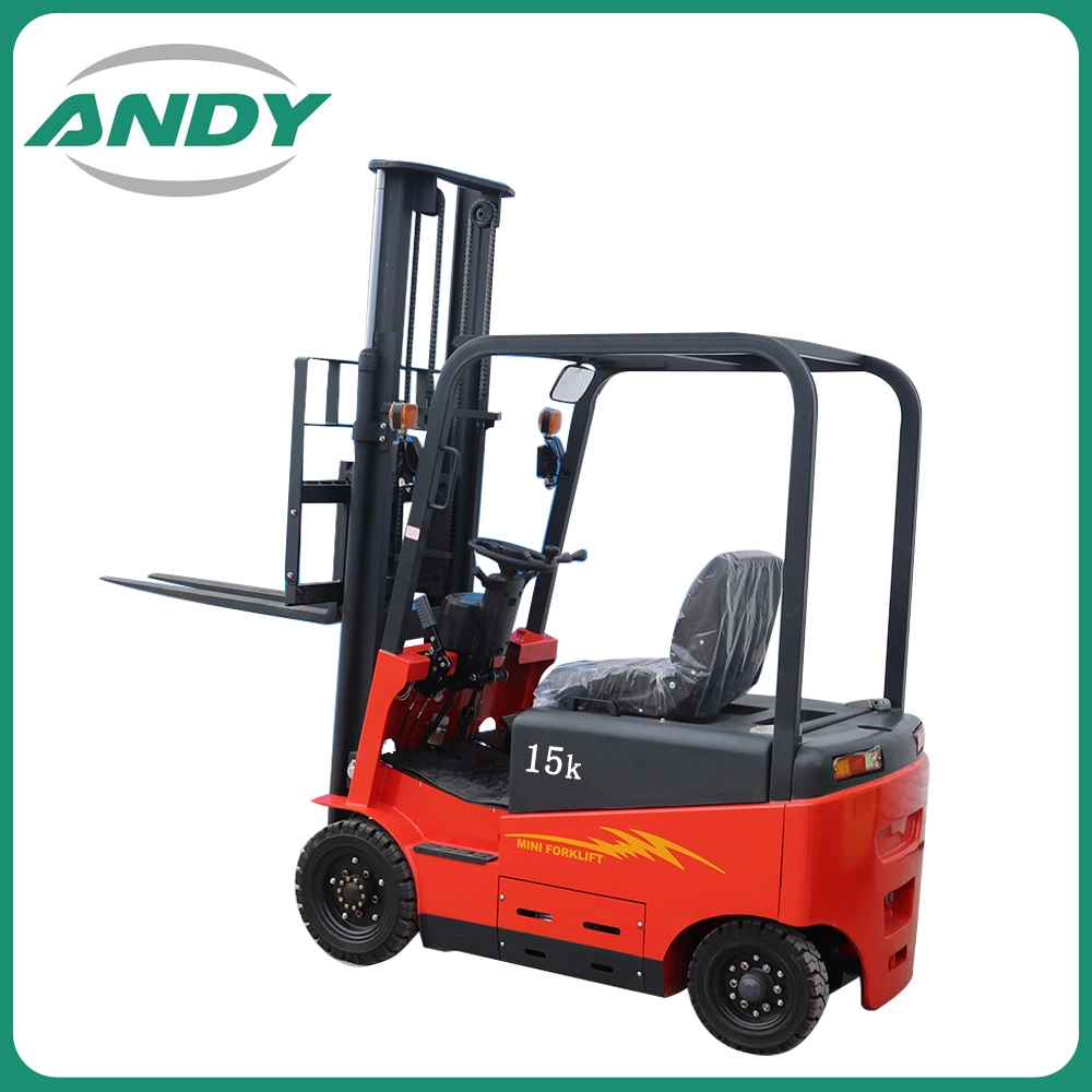 1.5ton 1500kg Lifting Height 3000mm Four Wheel Sit Down Type Counter Balanced Mini Electric Lifter