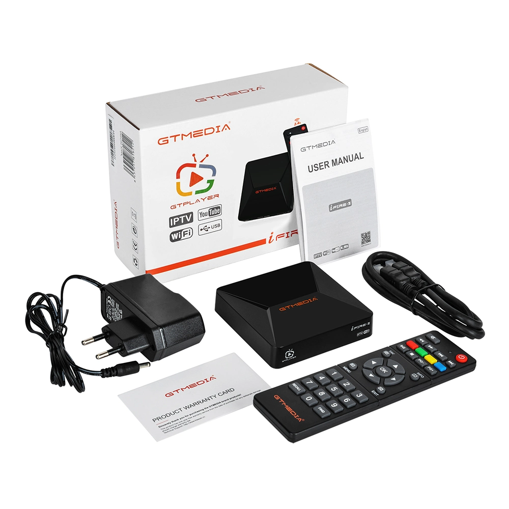 مشغل Gtmedia IPTV WiFi TV Mini Digital Set Top صندوق