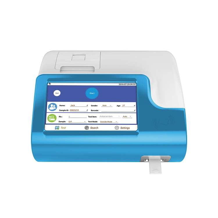 POCT Rapid Testing Getein 1100 Fluorescence Immuno-Quantitative Analysator für Leber Krankheitstests