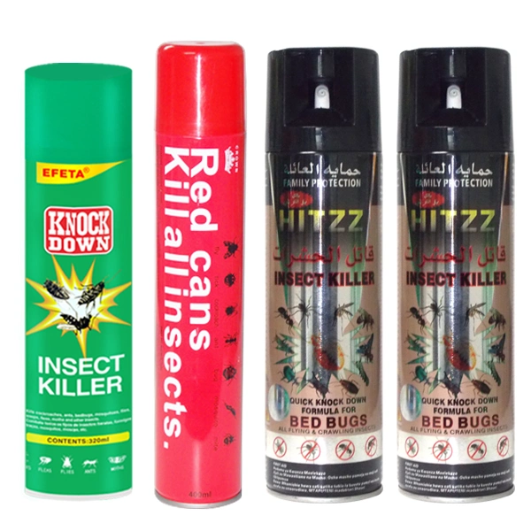 Aerosol Insecticide Spray with Pyrethroids