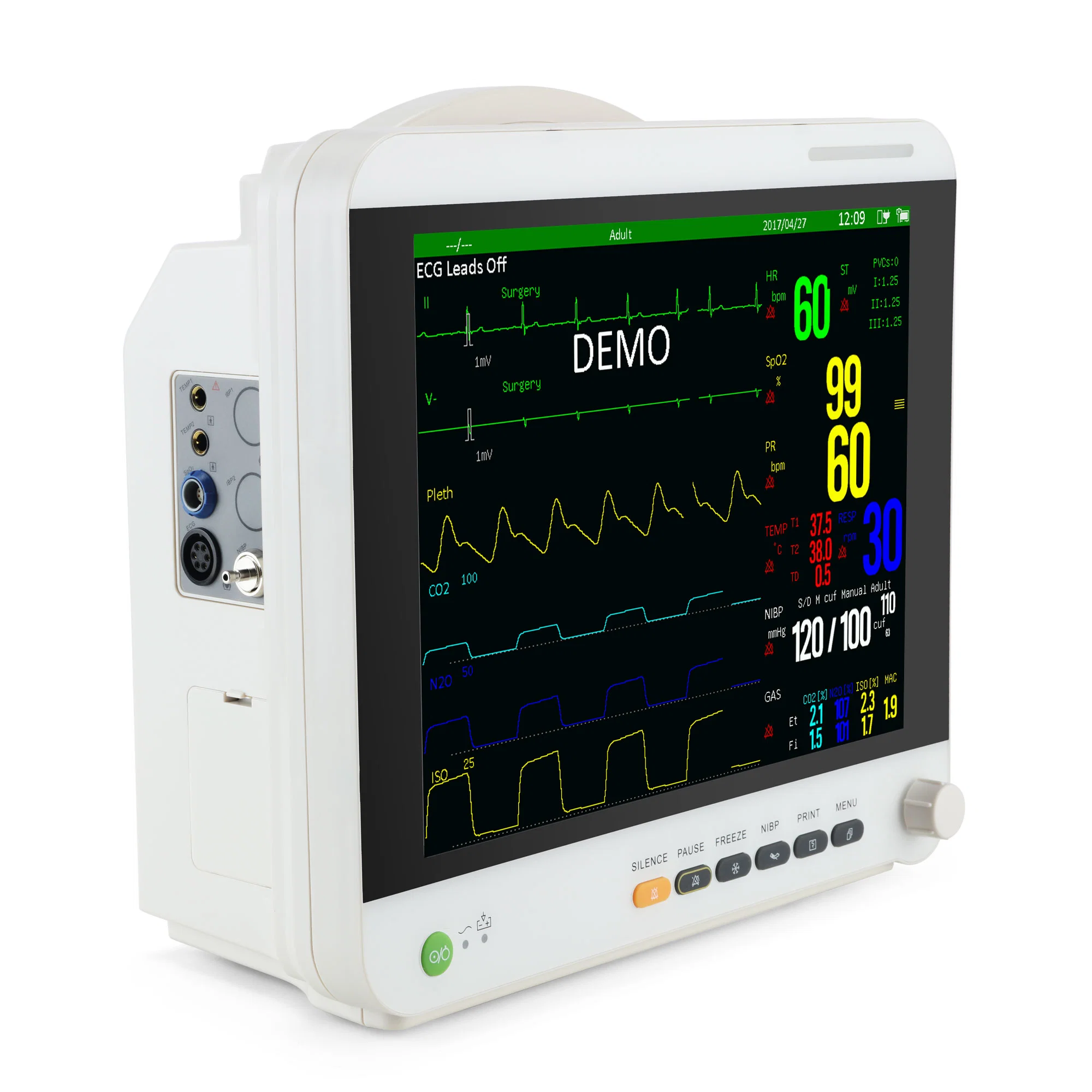 Sinnor 15inch Standard 6parameter Patient Monitor with Full Accessories for Adult Peadiatrict Neonatal and Veterinary Use Snp9000ia Factory Supply