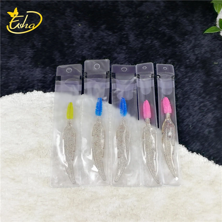 Portable Beauty Tools Single Transparent Crystal Leaf-Förmigen Wimpernkugelierer