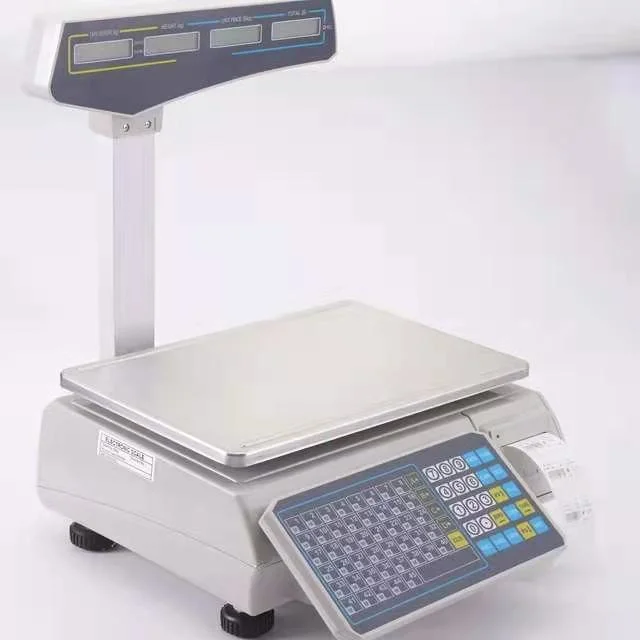 Price Computing Electronic Barcode Weighing Cash Register Scale