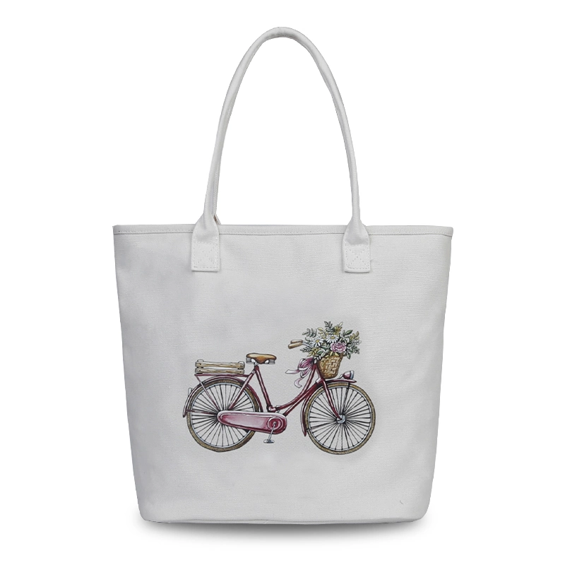 Wholesale Customized Shopping Fashion Printing Pattern Tote Canvas Bag Handbags