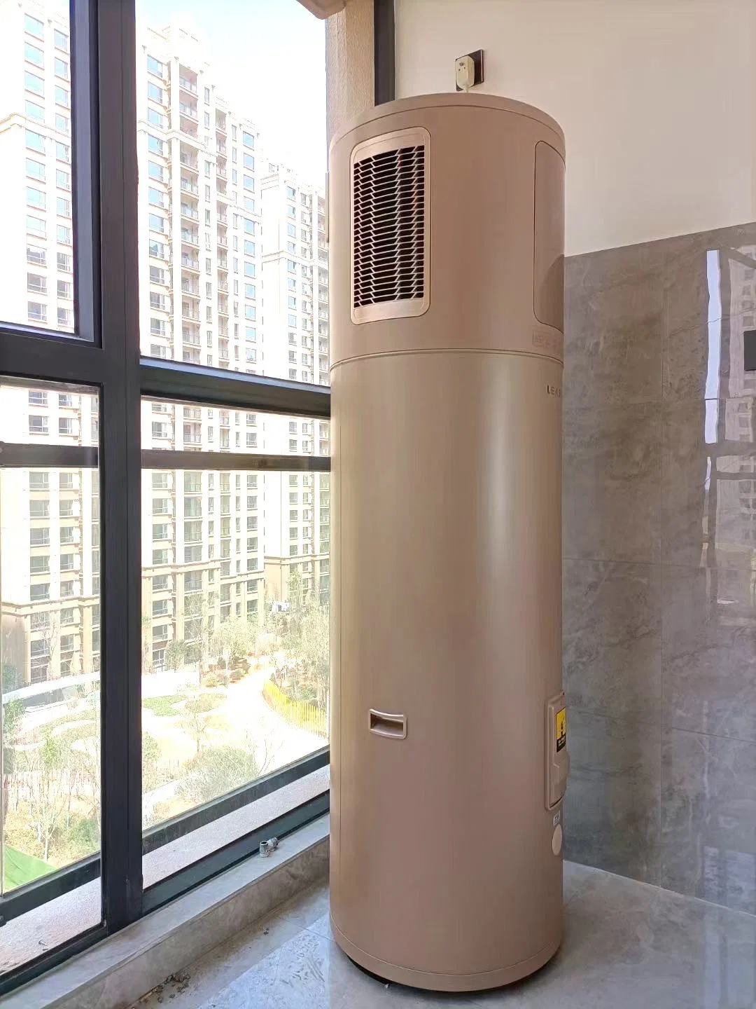 160L Capacity Compact Heat Pump Heating System with Enamel Water Tank