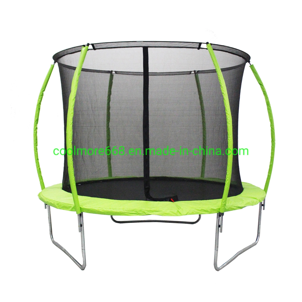 Eco Trampoline Combo for Kids with Fiber Rod and Pumpkin Safety Enclosure