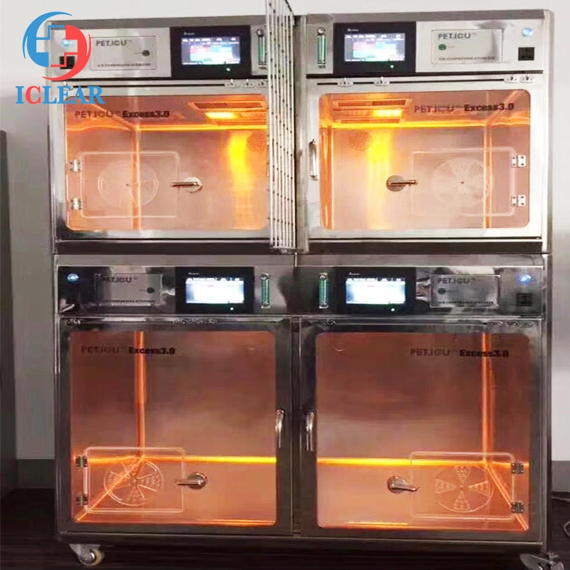 High quality/High cost performance  Full-Featured Animal Medical Monitoring Cabin/Pet ICU Cage