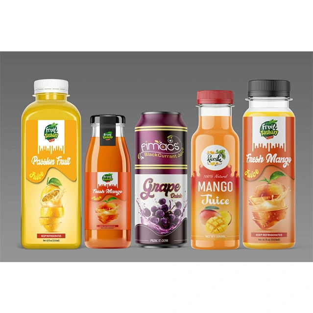 OEM precio de fábrica China botellas de PET de la Plaza Redonda sabor de la fruta zumo Copacker bebida instantánea