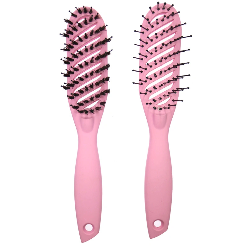 Custom Salon Tools Flexible Quick Self Cleaning Magic Vent Hair Brush
