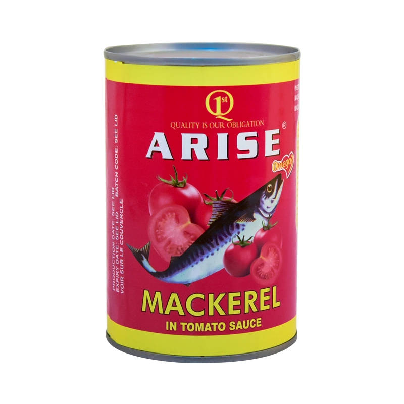 Manufacturer Supply Best Canned Mackerel Fish in Tomato Sauce with OEM